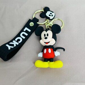 Classic cartoon Mickey Mouse keychain pendant